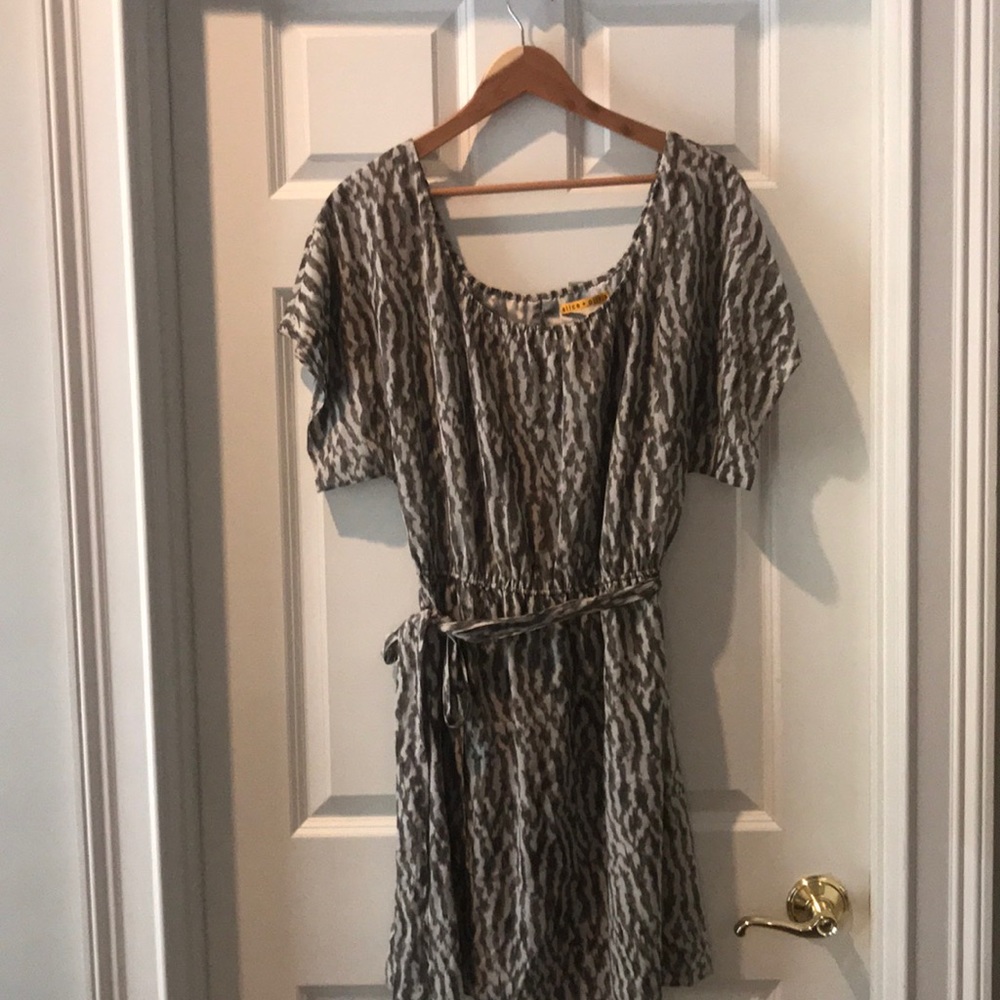 Alice and Olivia belted dress